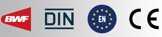 国际篮联认证产品战略合作伙伴，欧盟CE认证